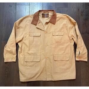John Wayne Stockade Jacket Mens XXXL 3XL Tan Beige Farm Coat Workwear Heavy Duty